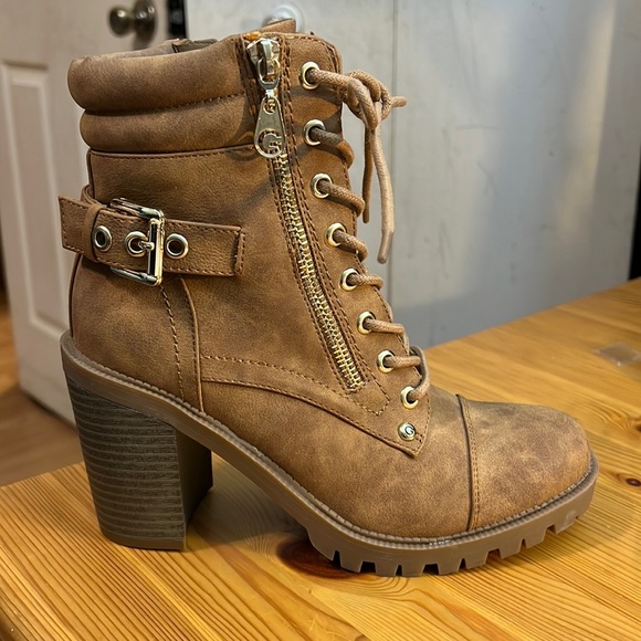 Guess GBG Los Angeles Jaydyn Combat Boot 6.5M - Picture 3 of 11